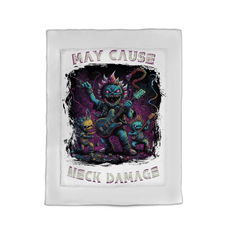 May Cause Neck Damage Comforter - Twin - Beyond T-shirts