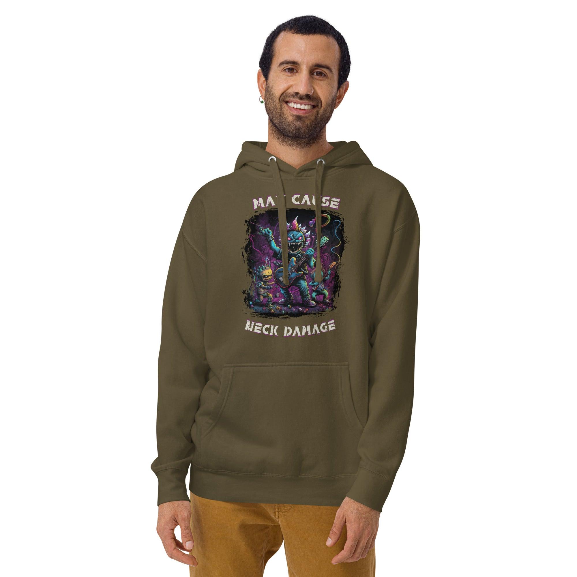 May Cause Neck Damage Unisex Hoodie - Beyond T-shirts