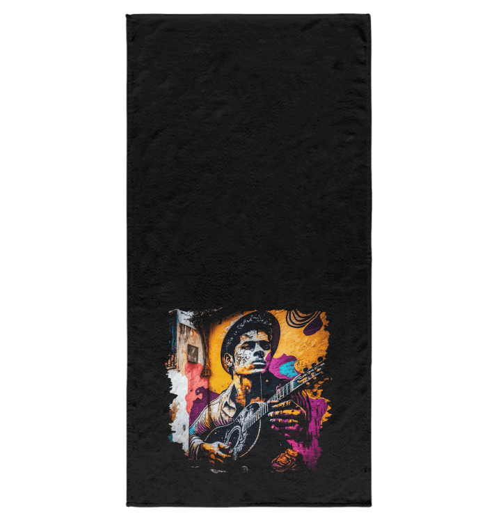 Melodies At His Fingertips Bath Towel - Beyond T-shirts