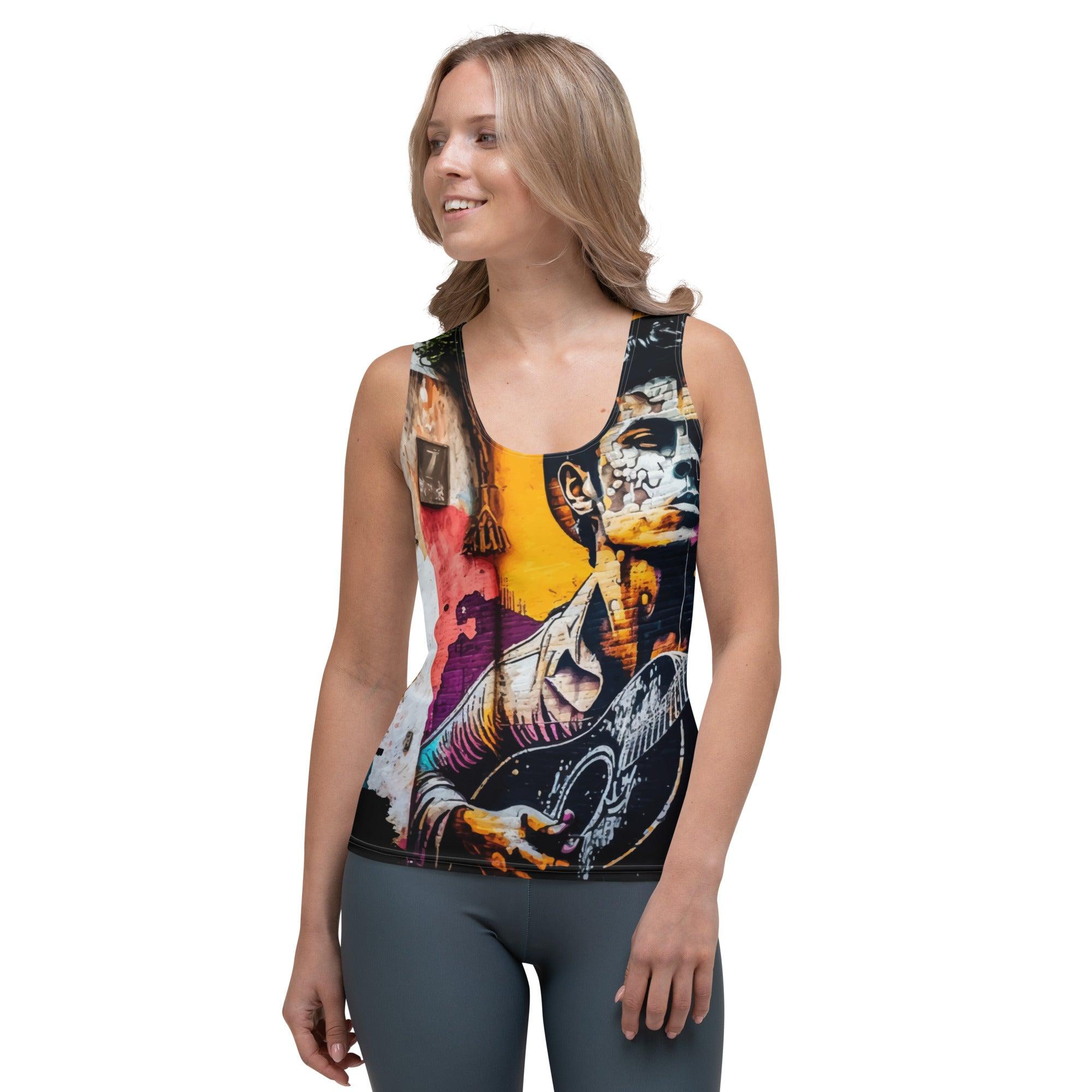 Melodies At His Fingertips Sublimation Cut & Sew Tank Top - Beyond T-shirts