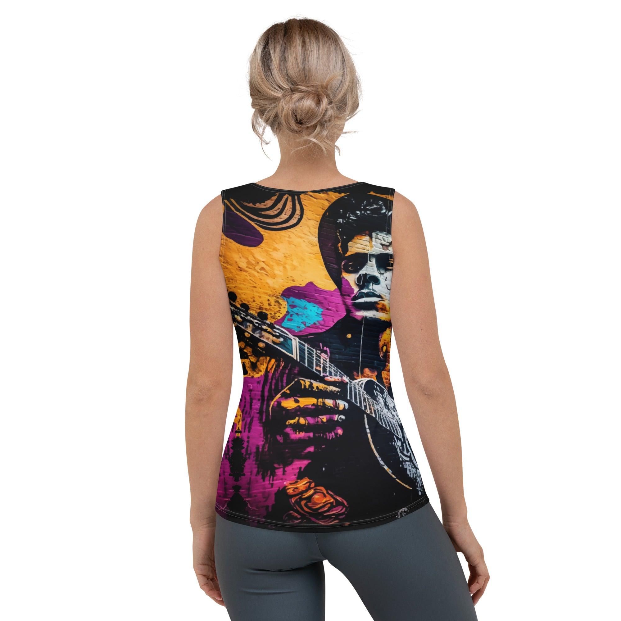 Melodies At His Fingertips Sublimation Cut & Sew Tank Top - Beyond T-shirts