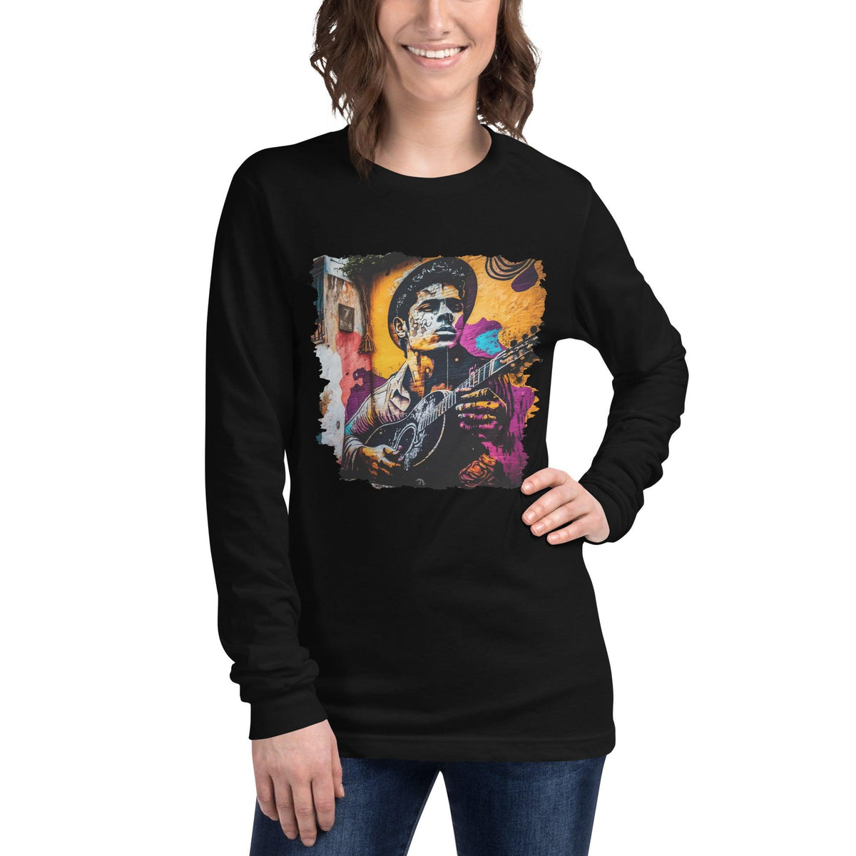 Melodies At His Fingertips Unisex Long Sleeve Tee - Beyond T-shirts