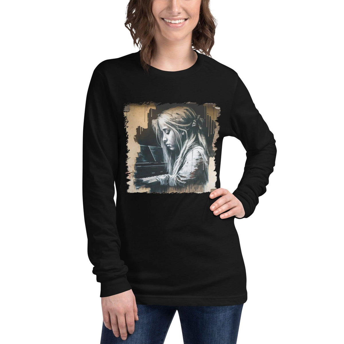 Melodies Flow Gracefully Unisex Long Sleeve Tee - Beyond T-shirts