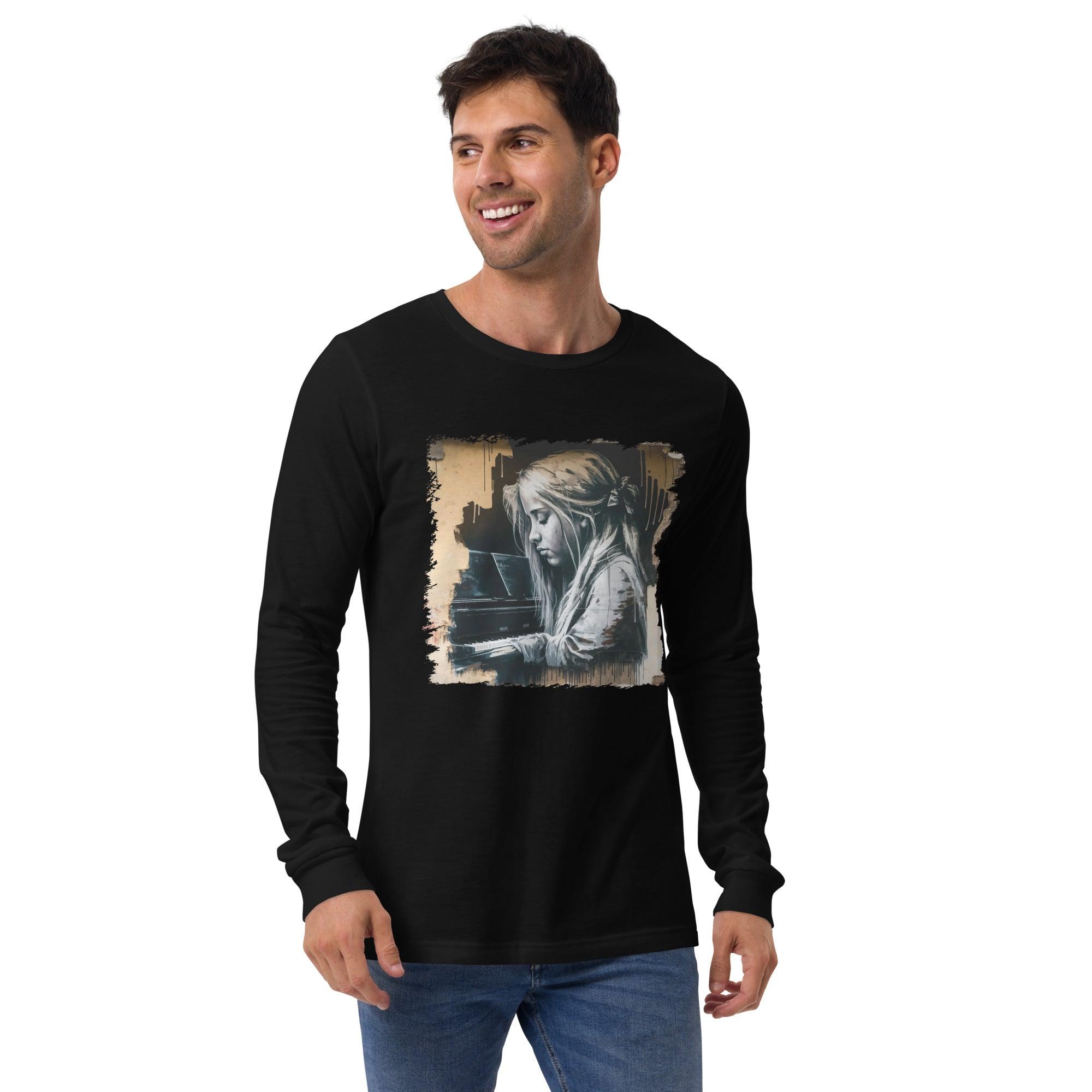 Melodies Flow Gracefully Unisex Long Sleeve Tee - Beyond T-shirts