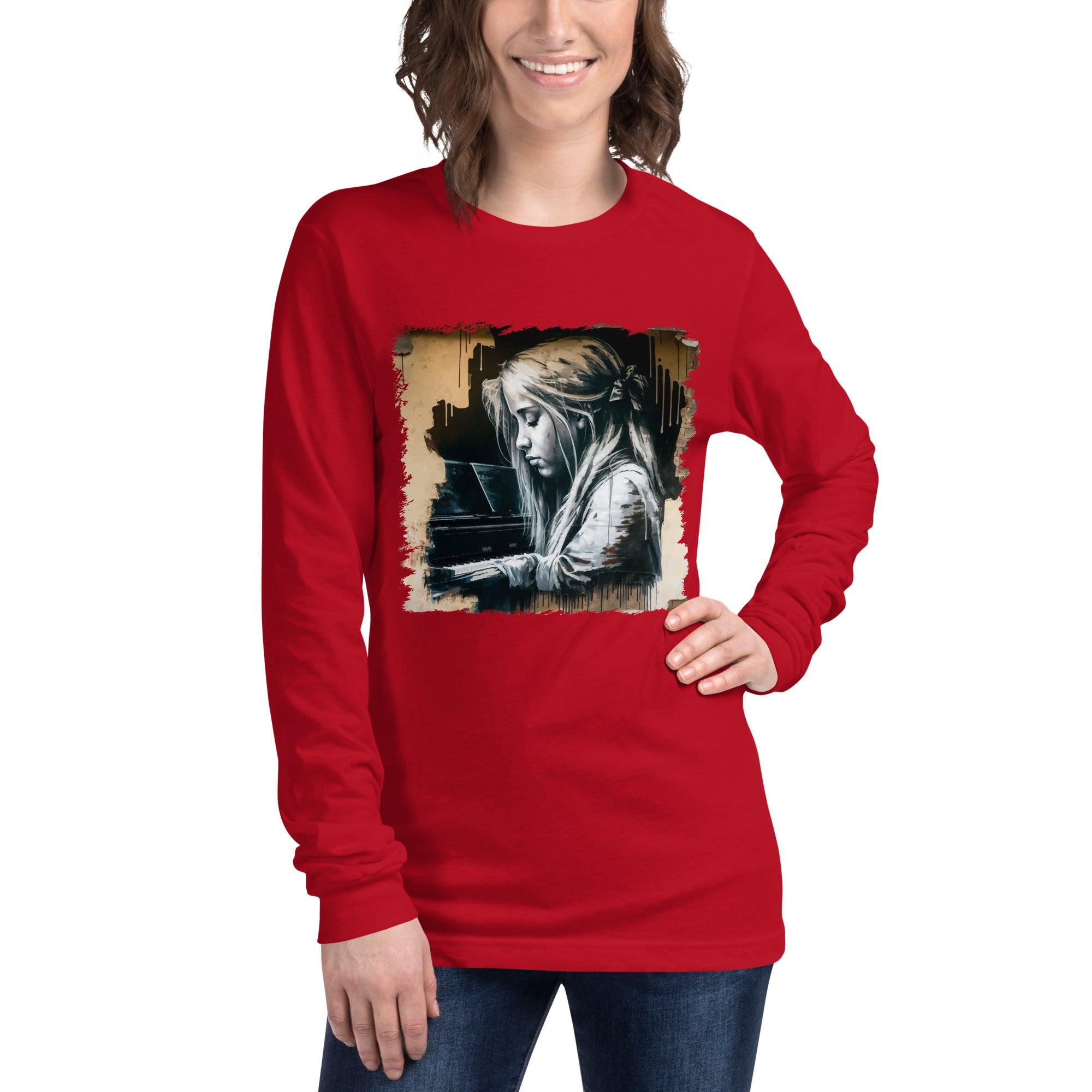 Melodies Flow Gracefully Unisex Long Sleeve Tee - Beyond T-shirts