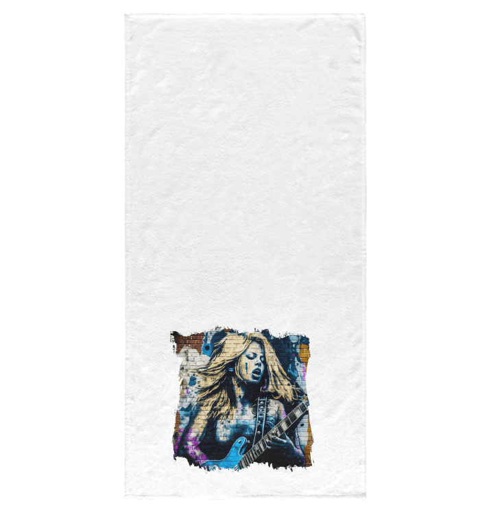 Melodies From Her Fingertips Bath Towel - Beyond T-shirts