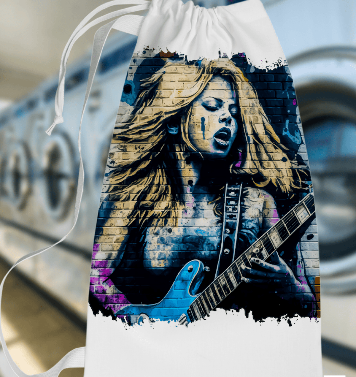 Melodies From Her Fingertips Laundry Bag - Beyond T-shirts