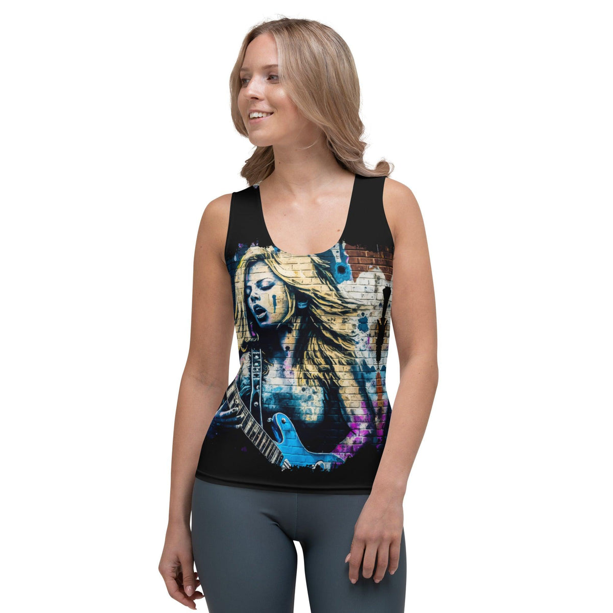 Melodies From Her Fingertips Sublimation Cut & Sew Tank Top - Beyond T-shirts