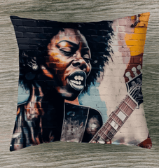 Melody Maker, Rhythm Keeper Outdoor Pillow - Beyond T-shirts