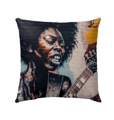 Melody Maker, Rhythm Keeper Outdoor Pillow - Beyond T-shirts