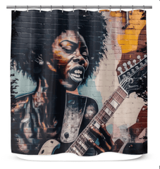 Melody Maker, Rhythm Keeper Shower Curtain - Beyond T-shirts