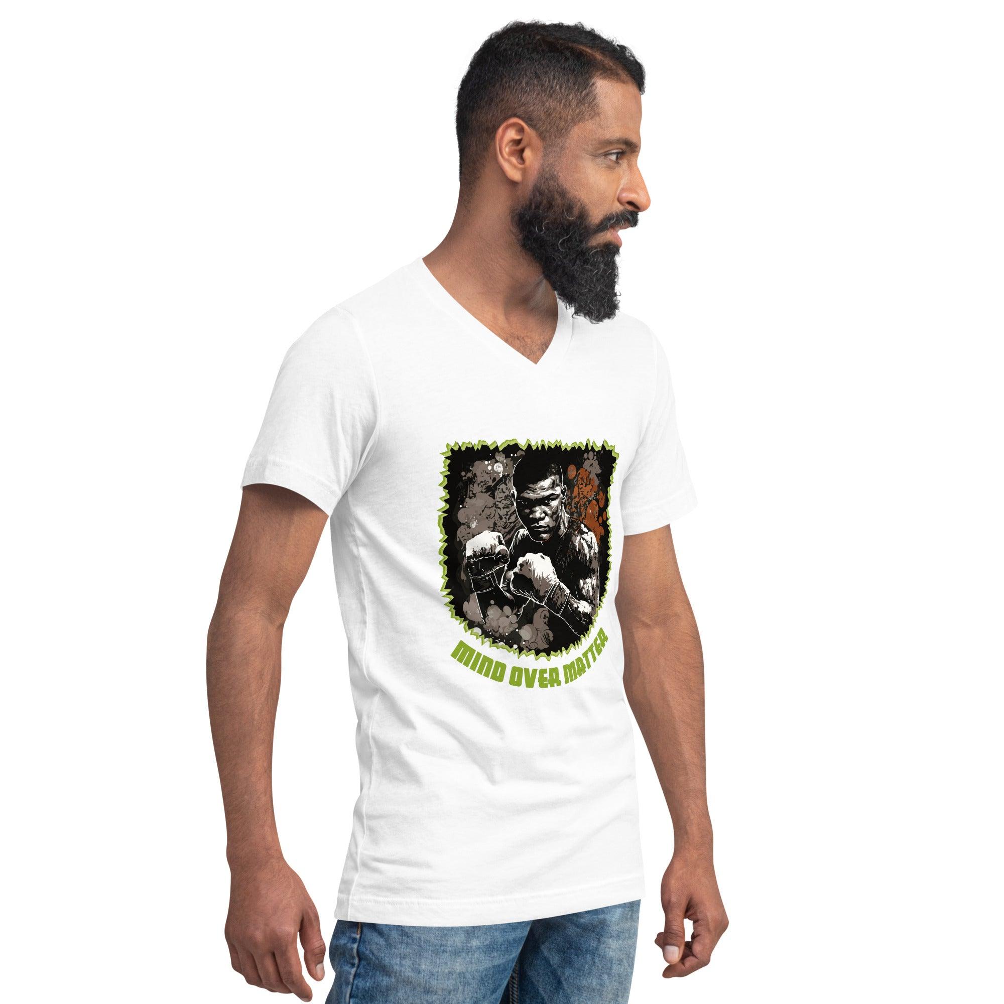Mind Over Matter Unisex Short Sleeve V-Neck T-Shirt - Beyond T-shirts