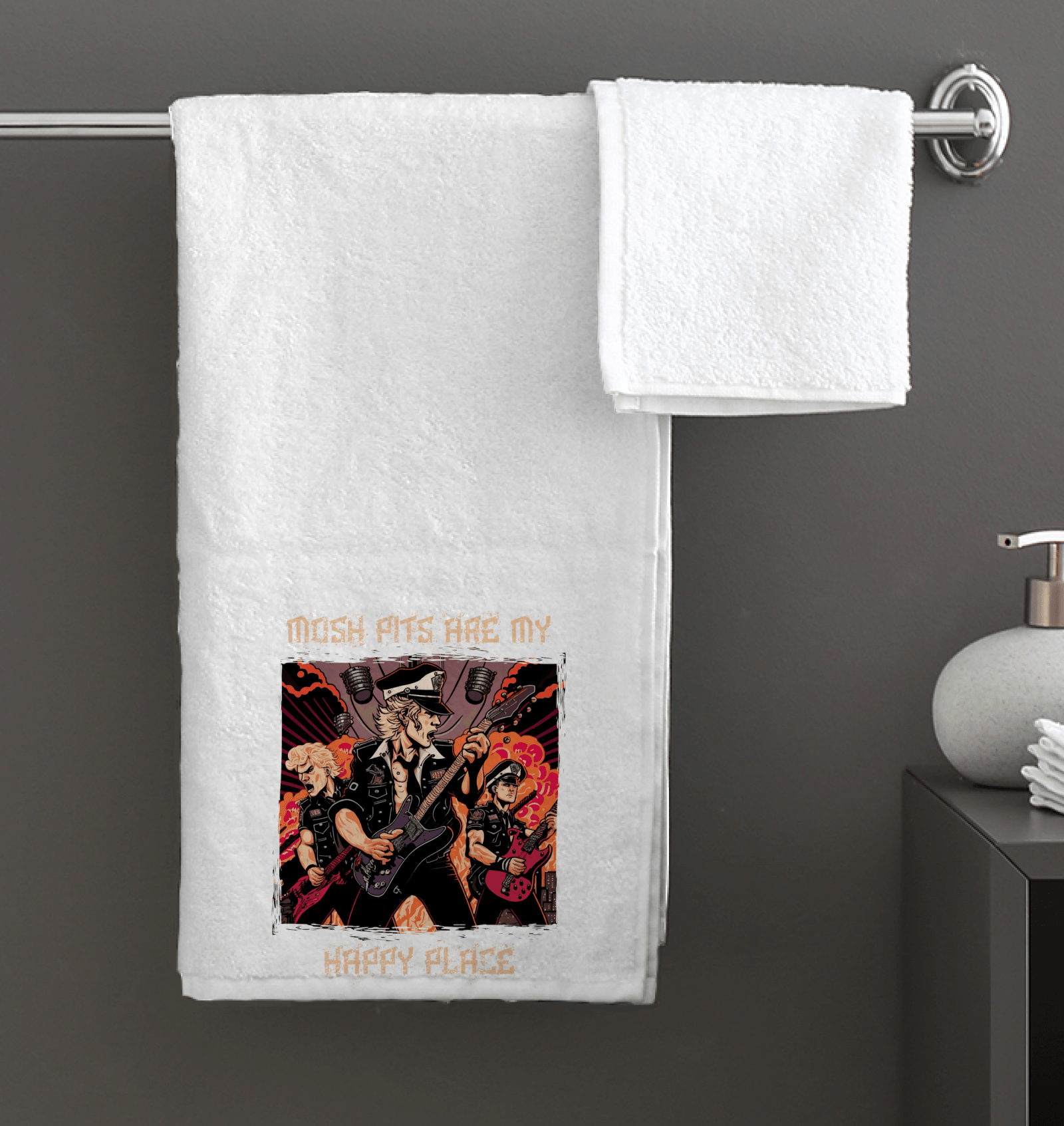 Mosh Pit Bath Towel - Beyond T-shirts