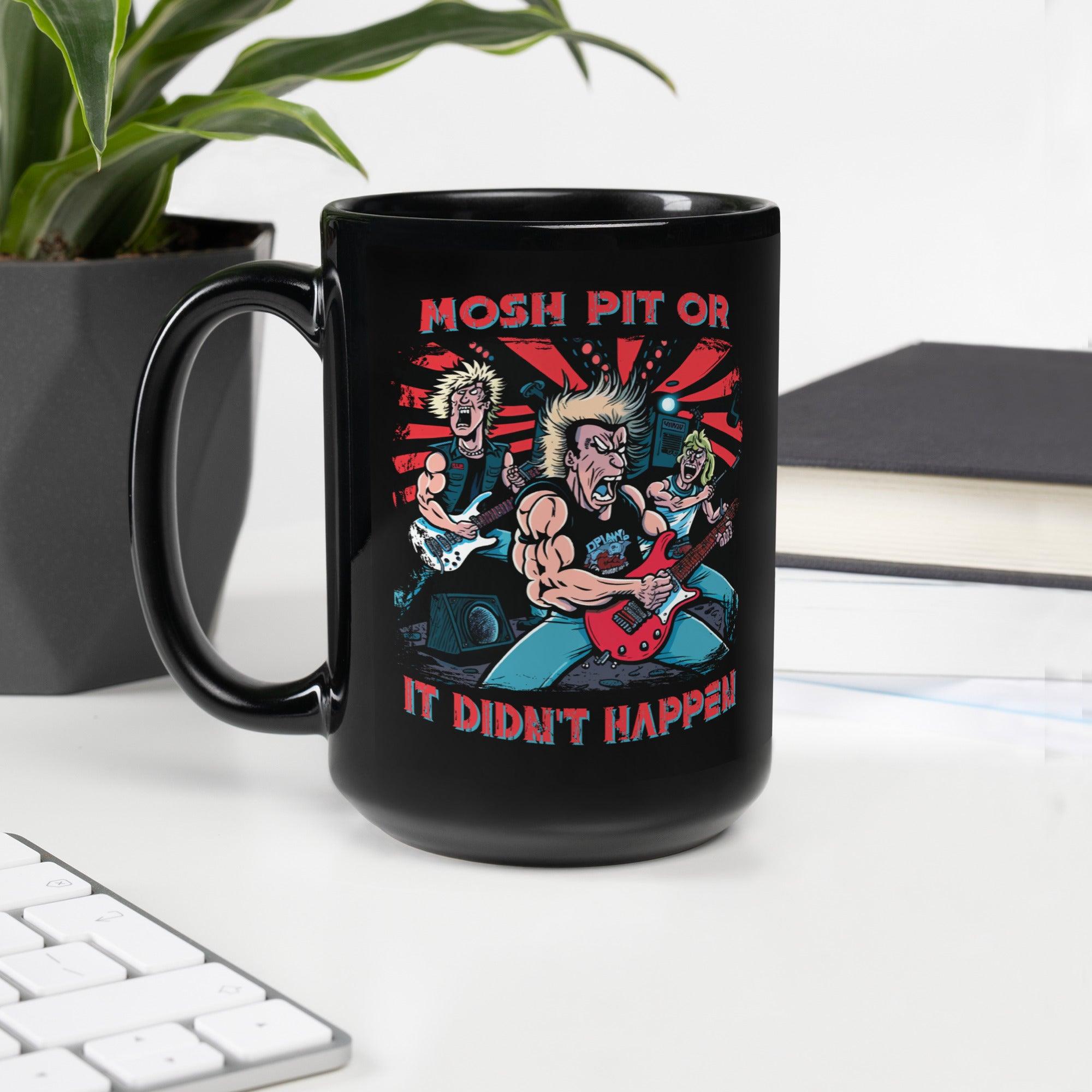 Mosh Pit Black Glossy Mug - Beyond T-shirts