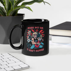 Mosh Pit Black Glossy Mug - Beyond T-shirts