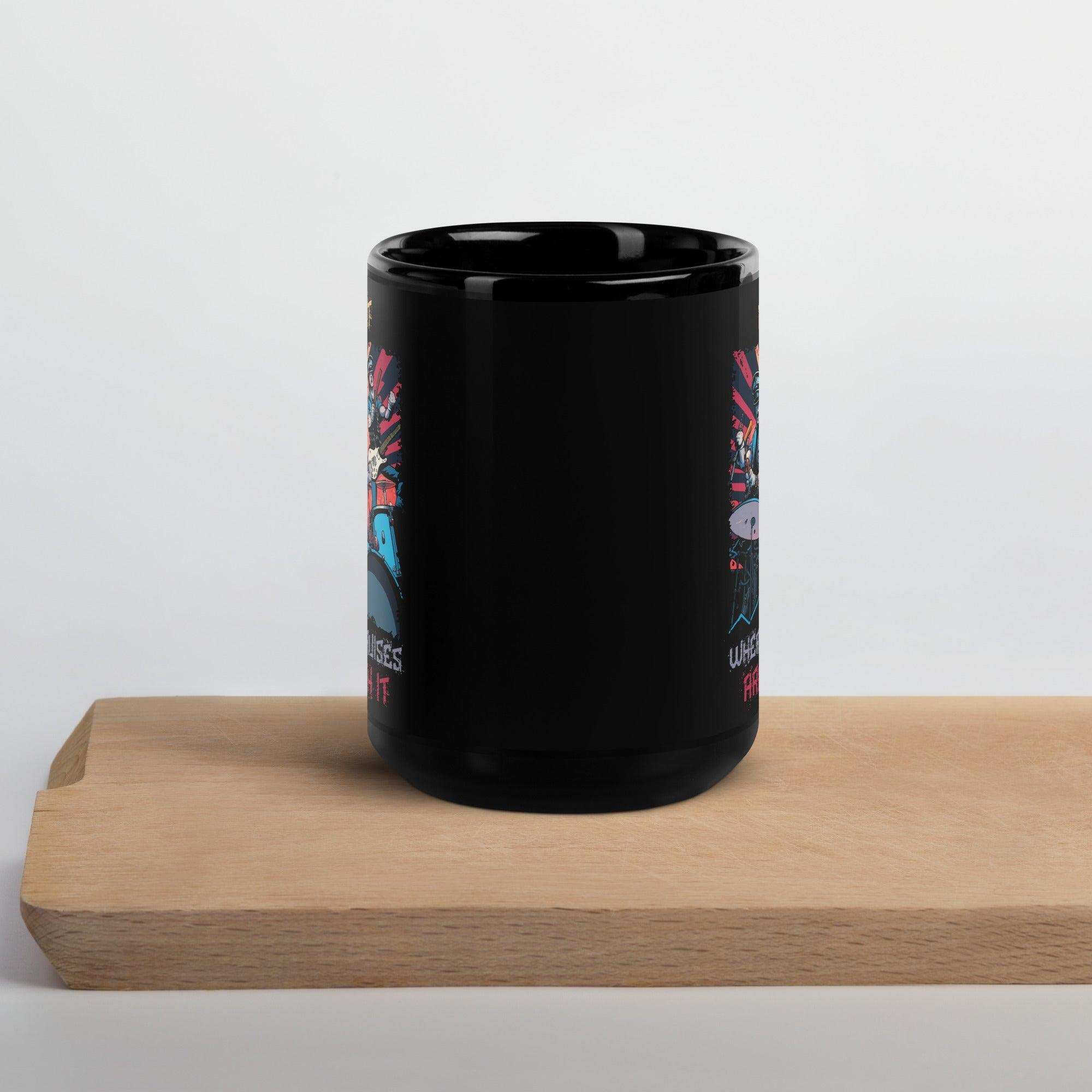 Mosh Pit Black Glossy Mug - Beyond T-shirts