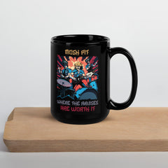 Mosh Pit Black Glossy Mug - Beyond T-shirts