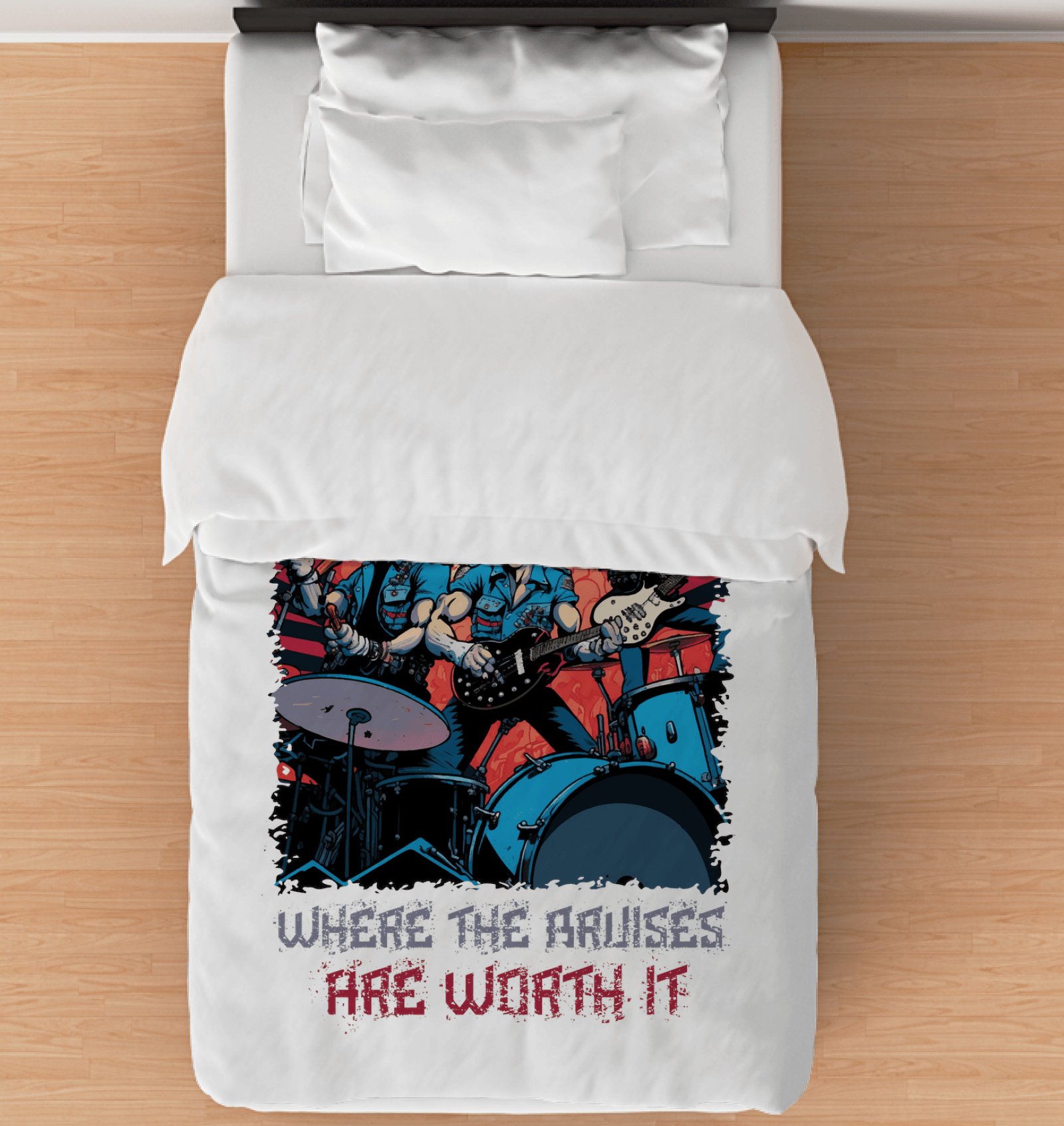 Mosh Pit Duvet Cover - Beyond T-shirts