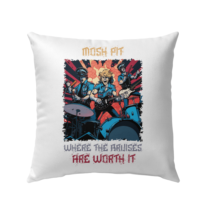 Mosh Pit Outdoor Pillow - Beyond T-shirts