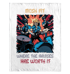 Mosh Pit Sherpa Blanket - Beyond T-shirts