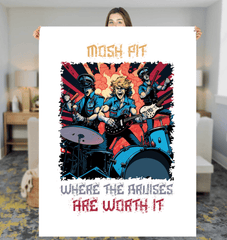 Mosh Pit Sherpa Blanket - Beyond T-shirts