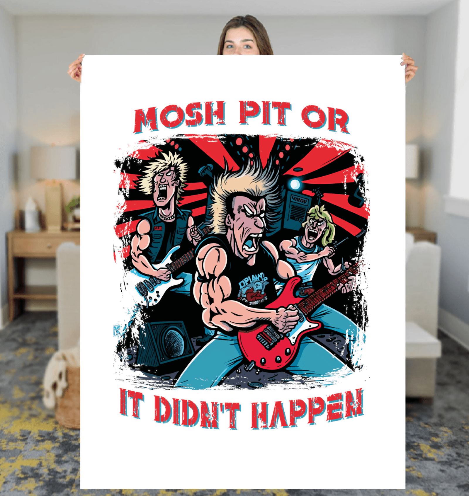 Mosh Pit Sherpa Blanket - Beyond T-shirts