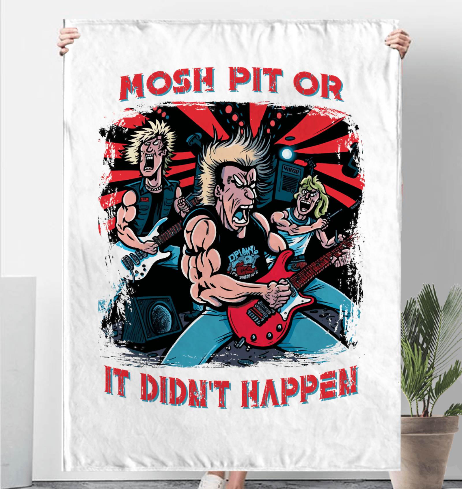 Mosh Pit Sherpa Blanket - Beyond T-shirts