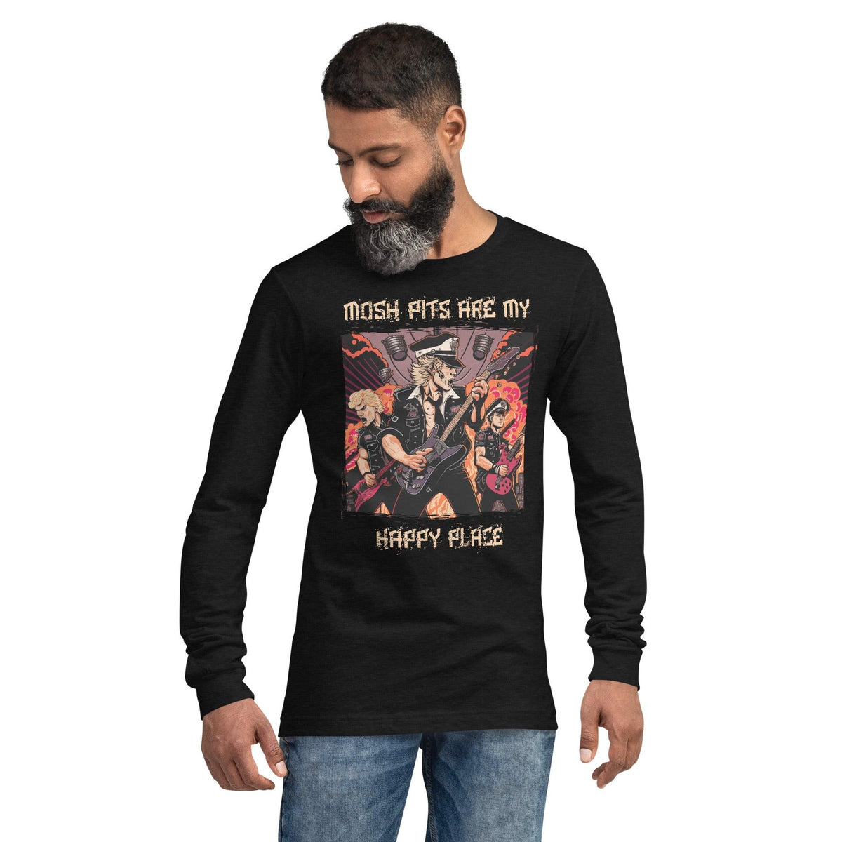 mosh Pit Unisex Long Sleeve Tee - Beyond T-shirts