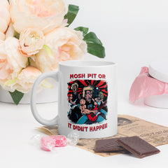 Mosh pit white glossy mug - Beyond T-shirts