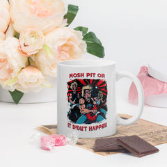 Mosh pit white glossy mug - Beyond T-shirts