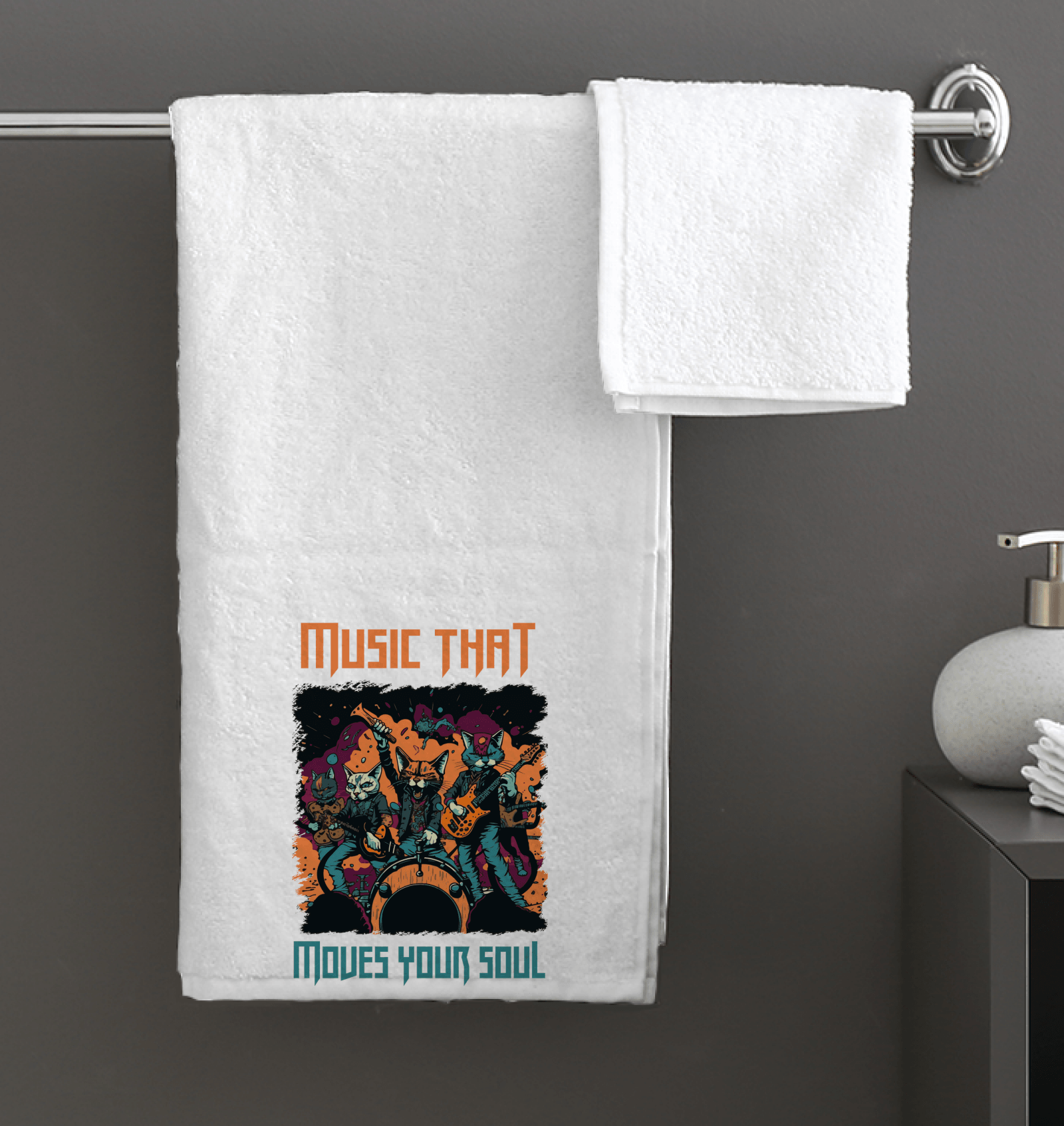 Moves Your Soul Bath Towel - Beyond T-shirts