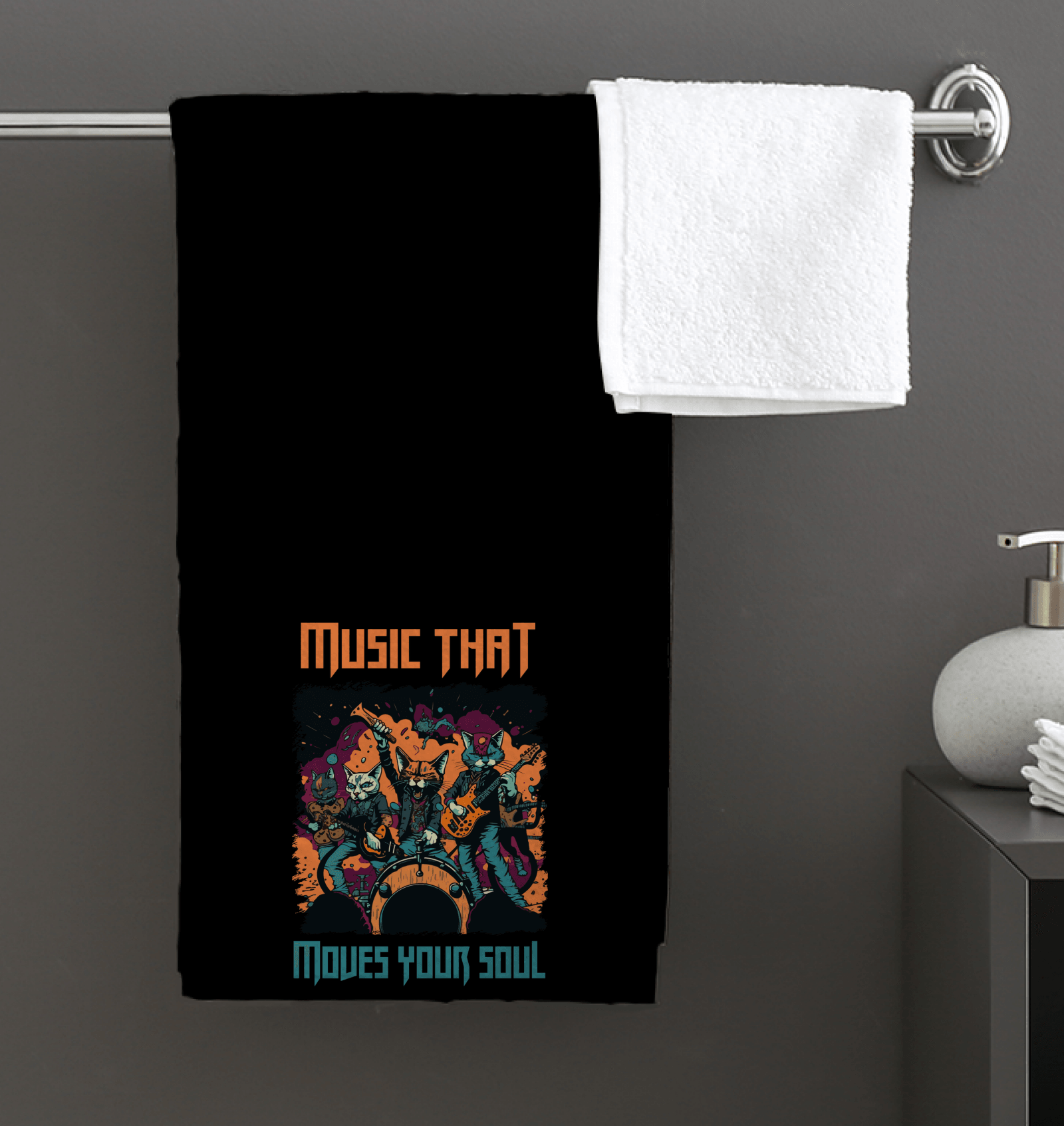 Moves Your Soul Bath Towel - Beyond T-shirts