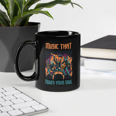 Moves Your Soul Black Glossy Mug - Beyond T-shirts