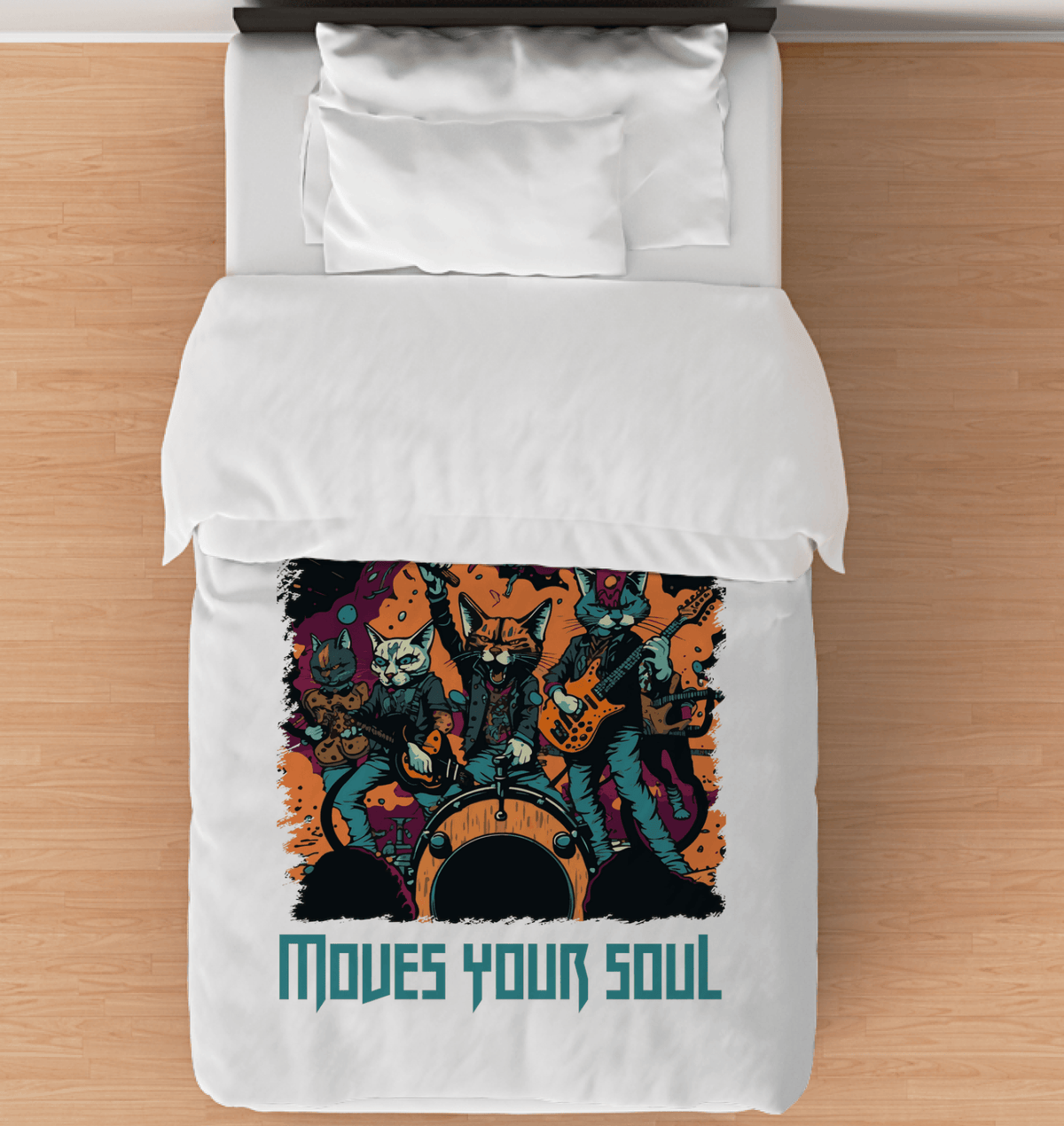 Moves Your Soul Comforter - Twin - Beyond T-shirts