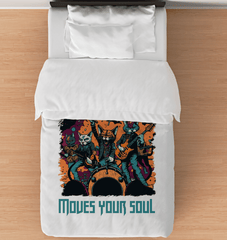 Moves Your Soul Duvet Cover - Beyond T-shirts