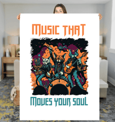 Moves Your Soul Sherpa Blanket - Beyond T-shirts