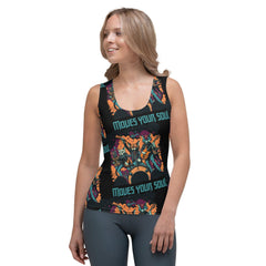 Moves Your Soul Sublimation Cut & Sew Tank Top - Beyond T-shirts