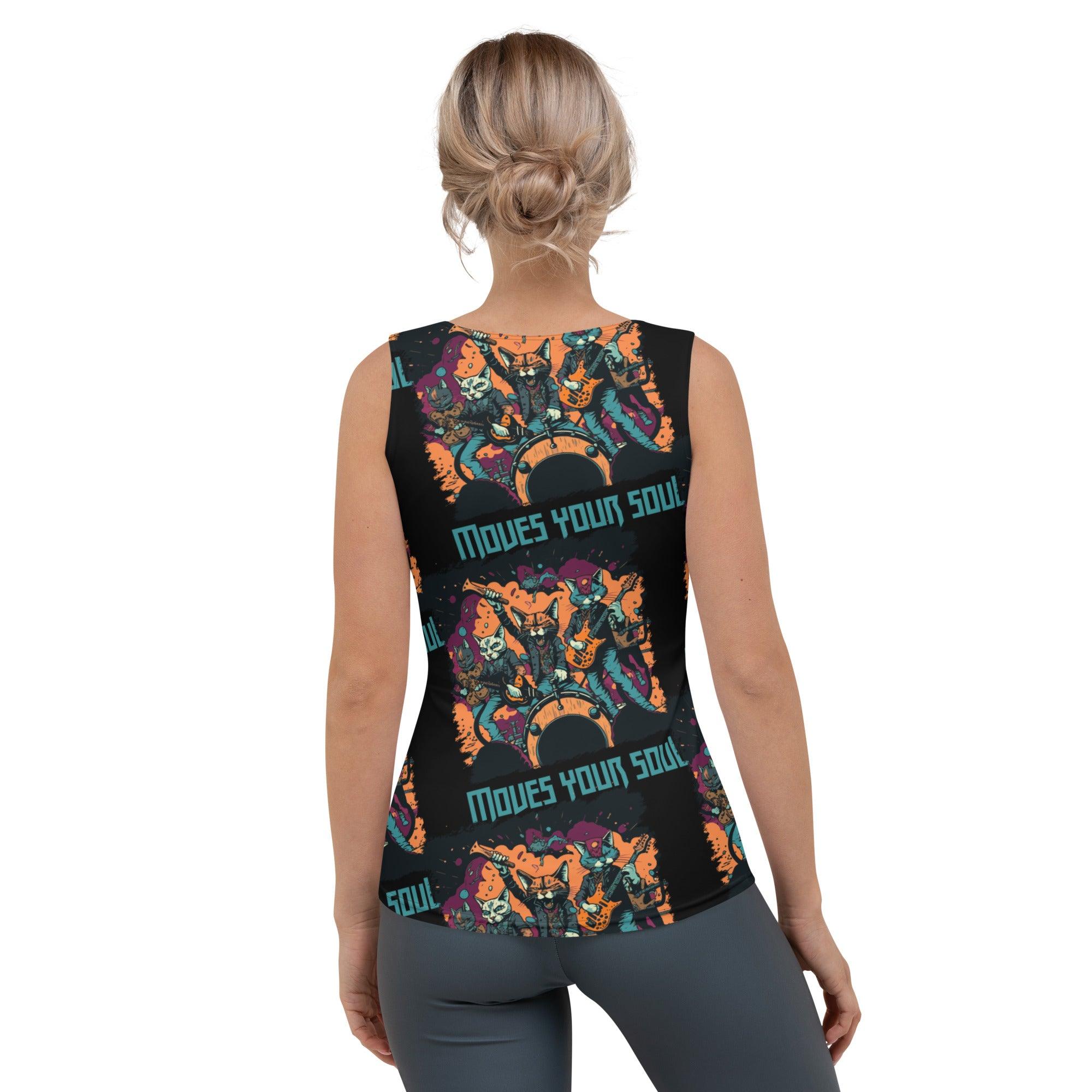 Moves Your Soul Sublimation Cut & Sew Tank Top - Beyond T-shirts