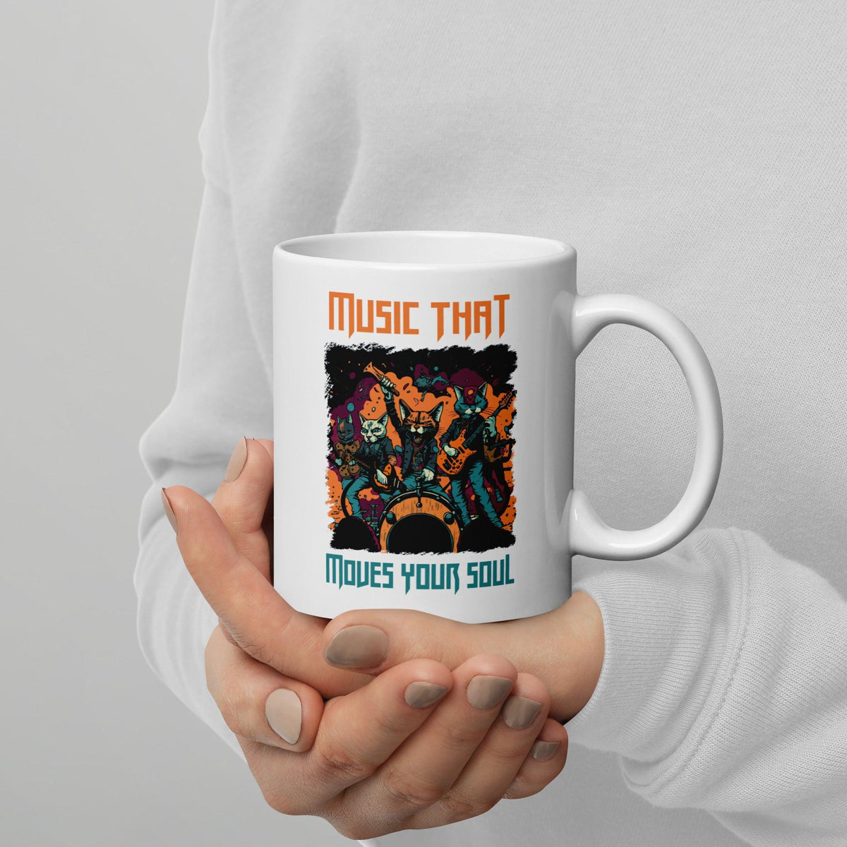 Moves Your Soul White glossy mug - Beyond T-shirts