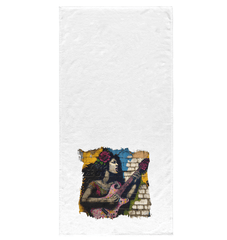 Music Fills Her Soul Bath Towel - Beyond T-shirts