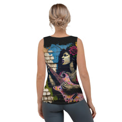 Music Fills Her Soul Sublimation Cut & Sew Tank Top - Beyond T-shirts