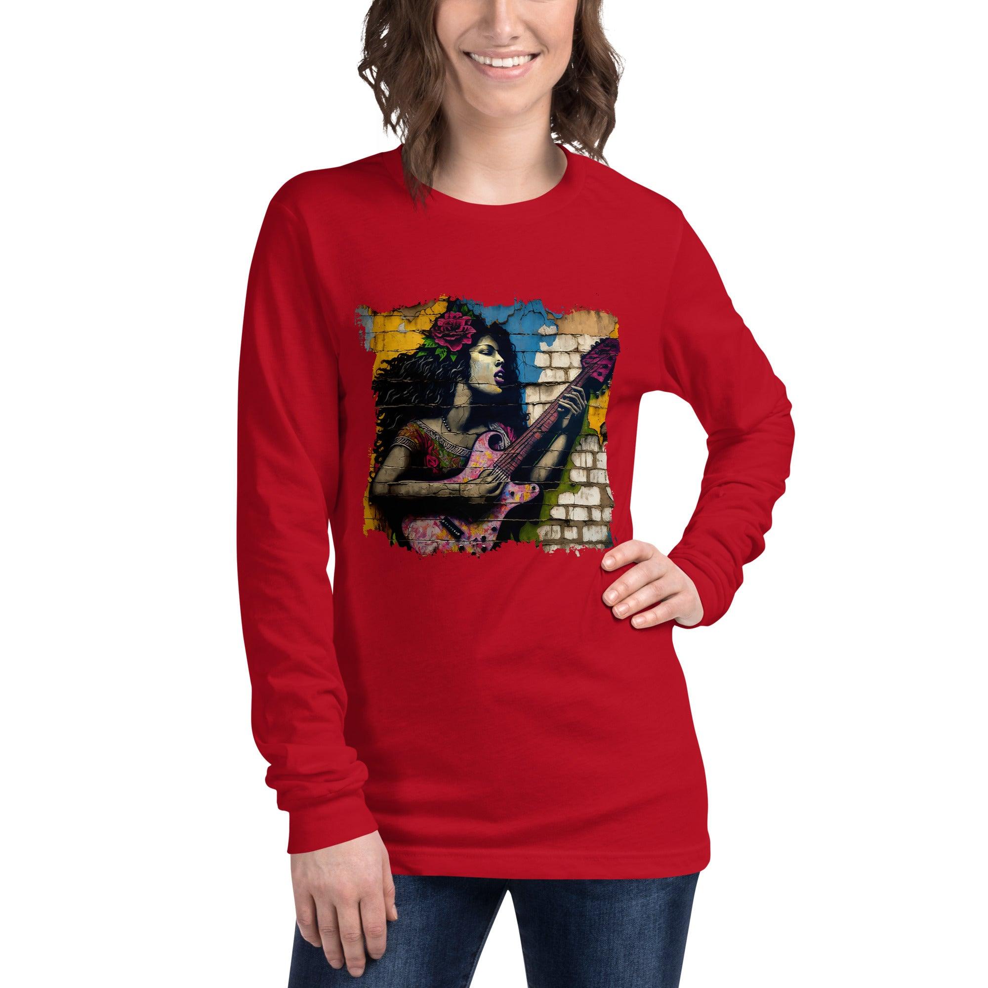 Music Fills Her Soul Unisex Long Sleeve Tee - Beyond T-shirts