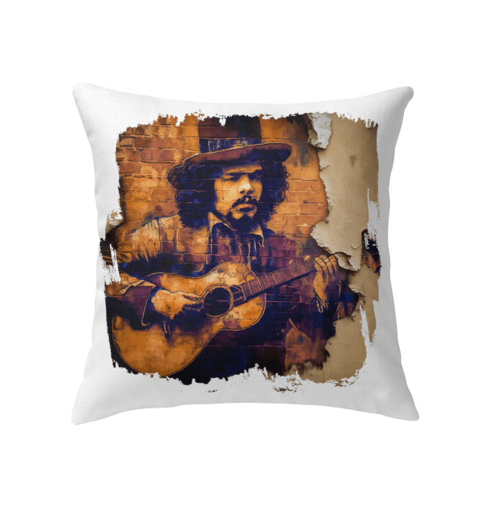 Music Fills His Heart Indoor Pillow - Beyond T-shirts