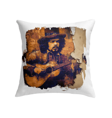 Music Fills His Heart Indoor Pillow - Beyond T-shirts