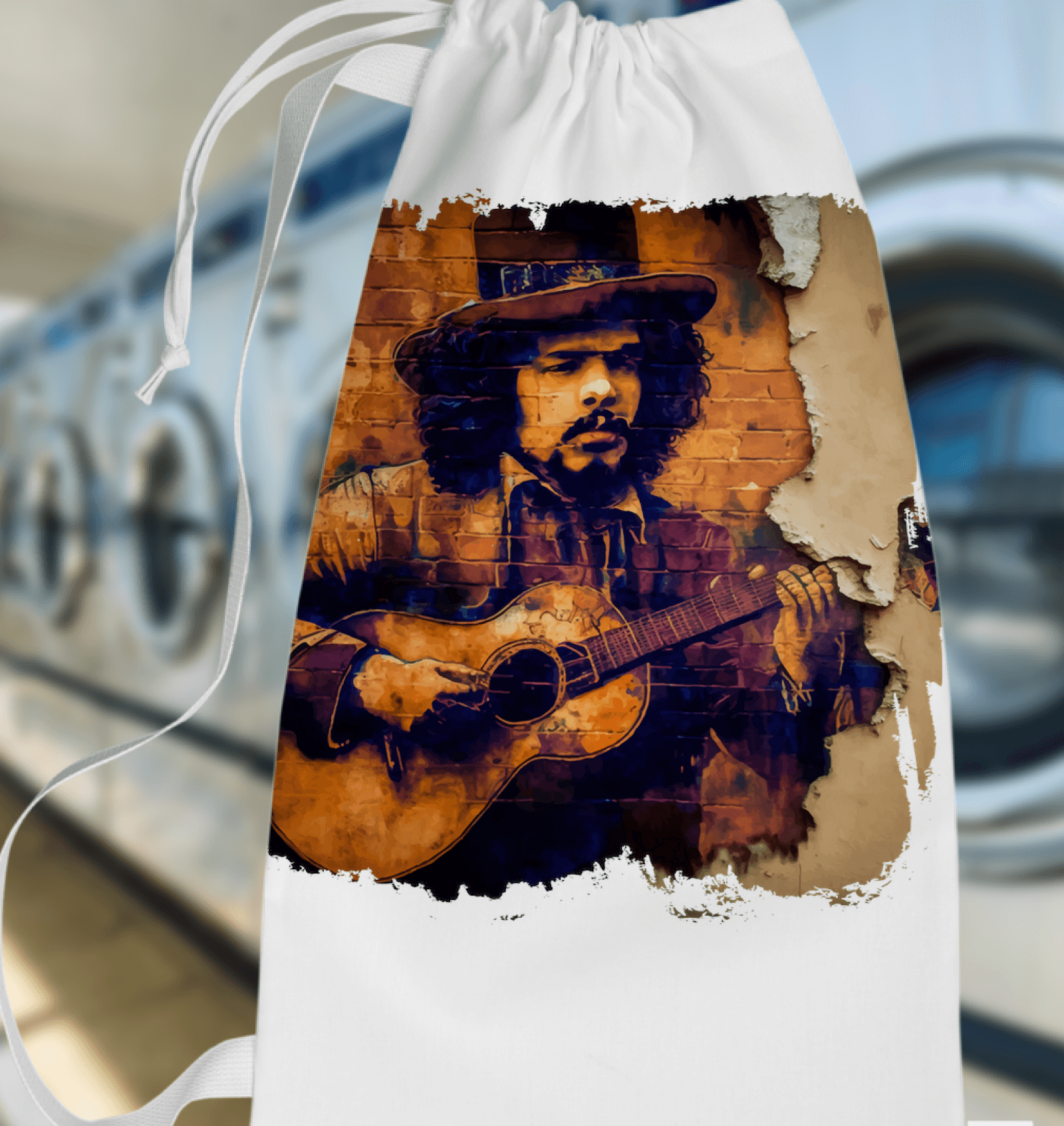 Music Fills His Heart Laundry Bag - Beyond T-shirts