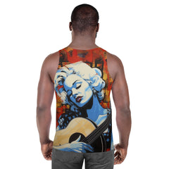 Unisex Tank Top with Music Theme