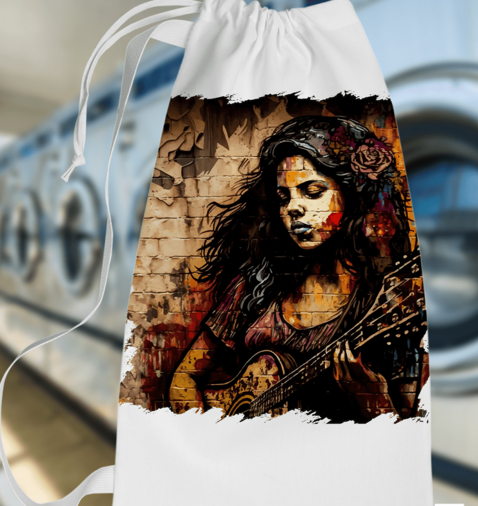 Music Is Her Escape Laundry Bag - Beyond T-shirts