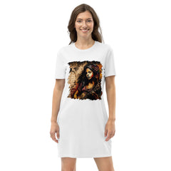 Music Is Her Escape Organic Cotton T-shirt Dress - Beyond T-shirts