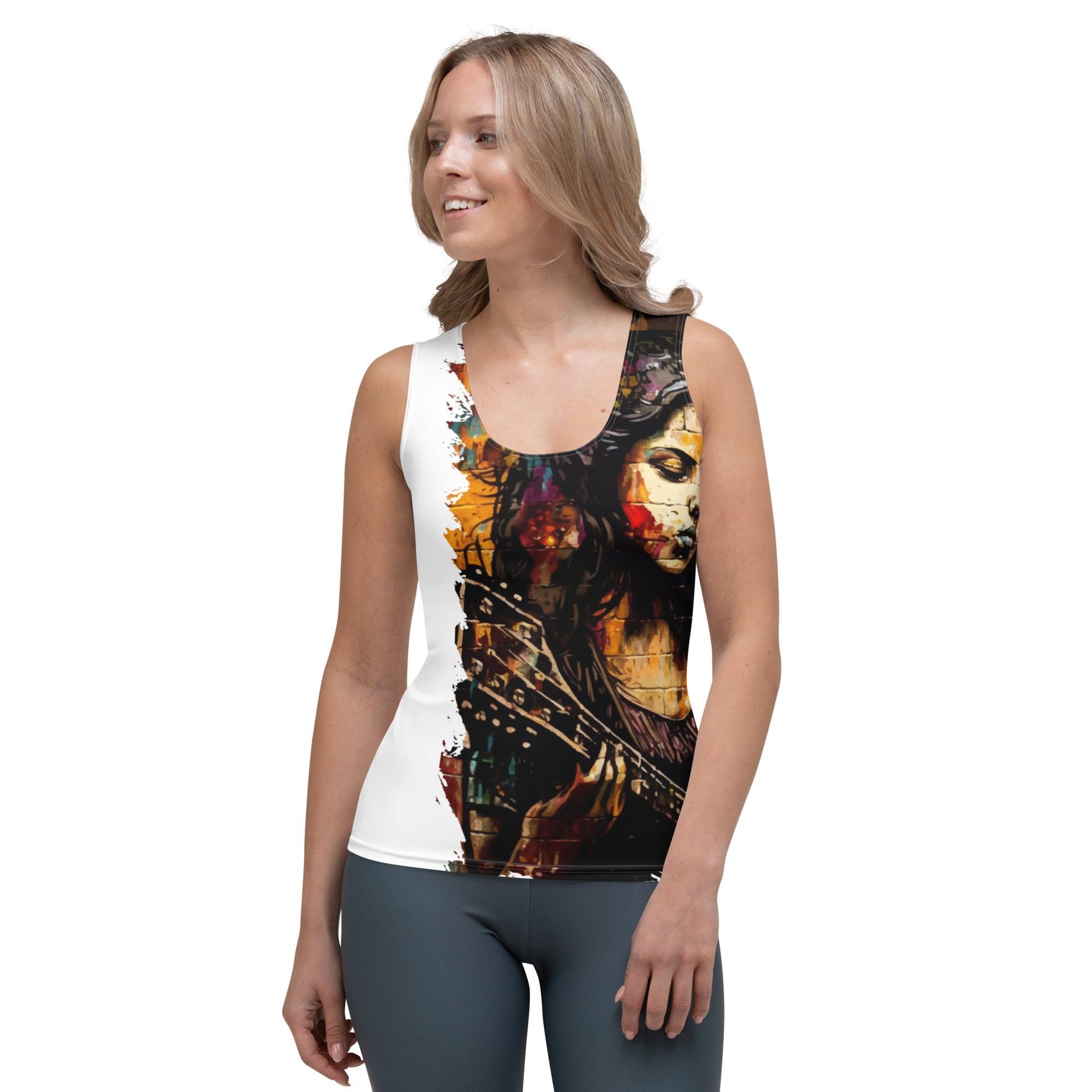 Music Is Her Escape Sublimation Cut & Sew Tank Top - Beyond T-shirts