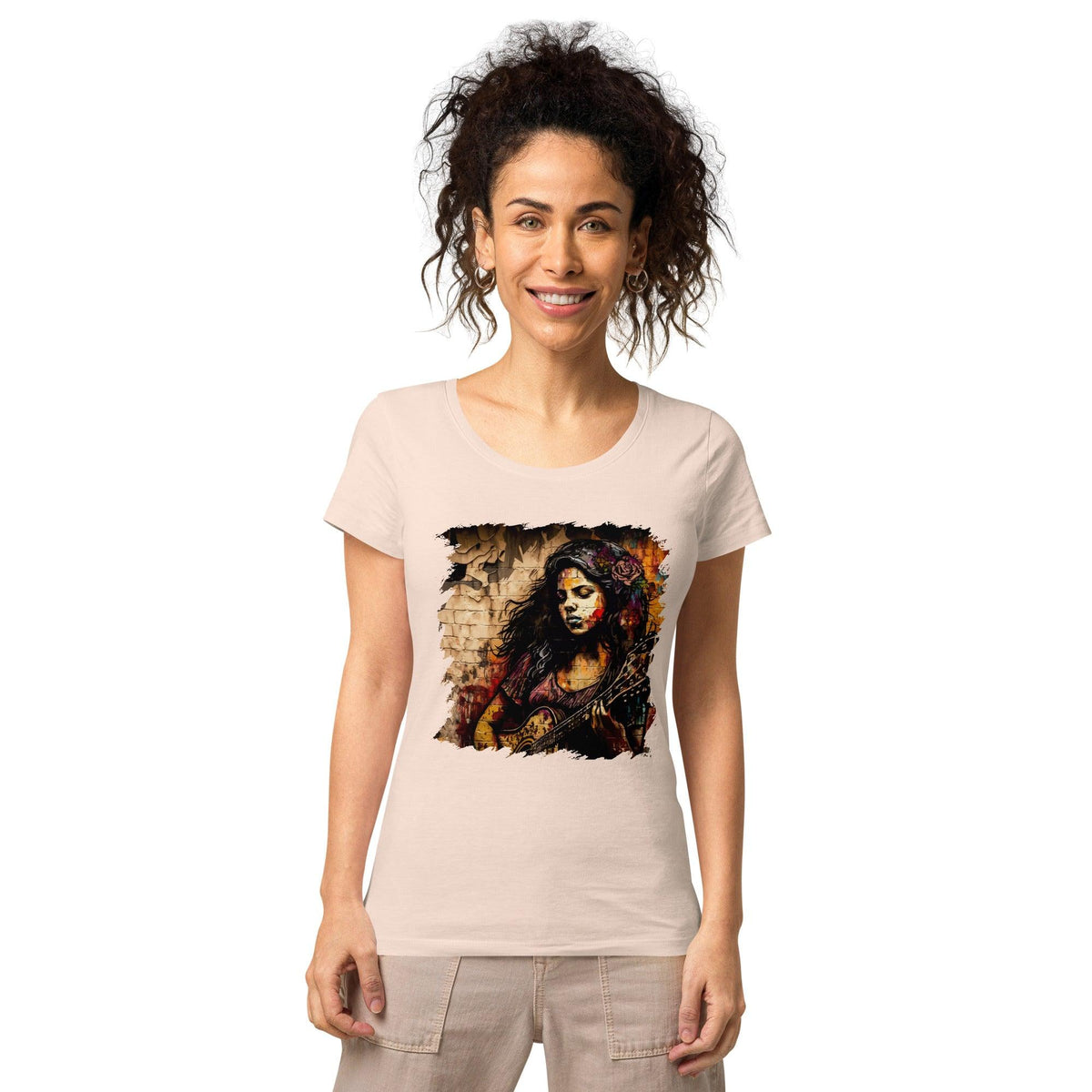 Music Is Her Escape Women’s Basic Organic T-shirt - Beyond T-shirts